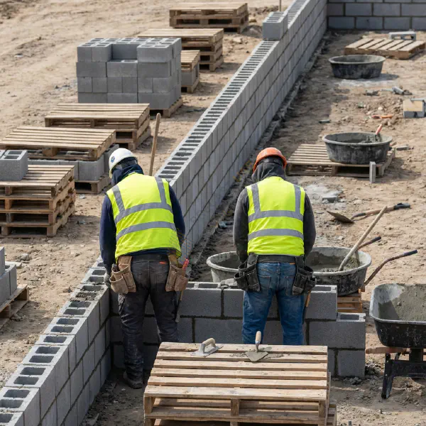 Block Wall Construction