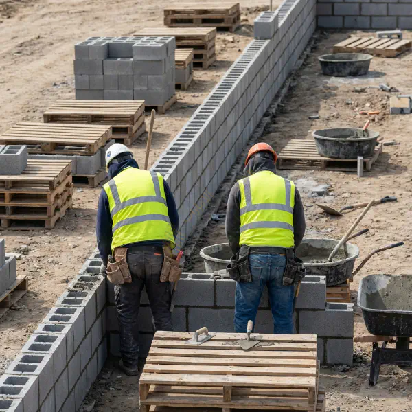 Block Wall Construction