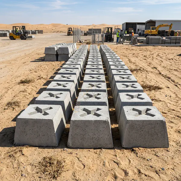 UV-Resistant Reinforced Fence Bases
